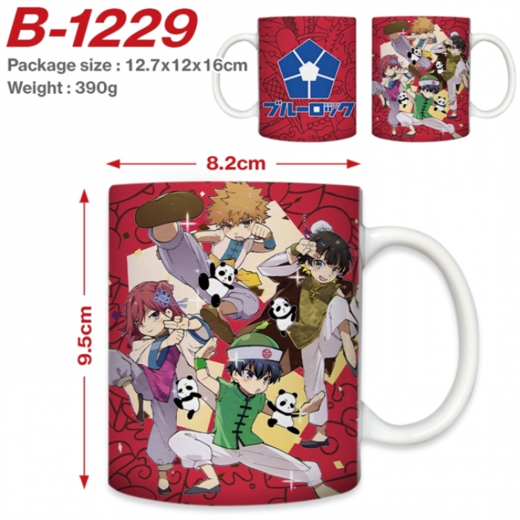 BLUE LOCK Anime printed ceramic mug 400ml (single carton foam packaging) 