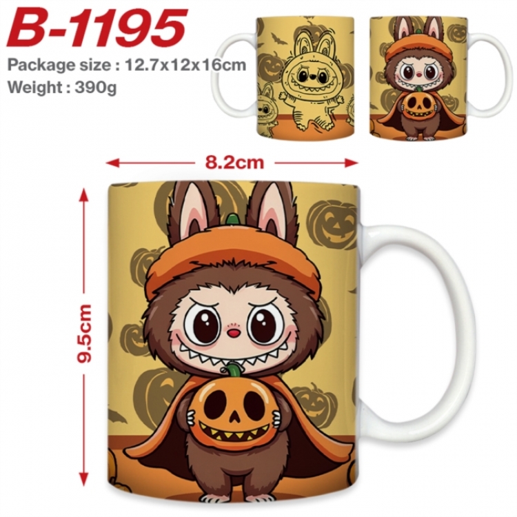 Labubu Anime printed ceramic mug 400ml (single carton foam packaging) 