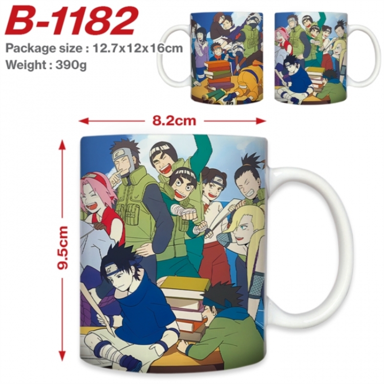 Naruto Anime printed ceramic mug 400ml (single carton foam packaging) 