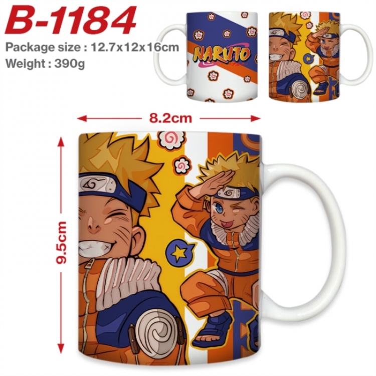 Naruto Anime printed ceramic mug 400ml (single carton foam packaging) 