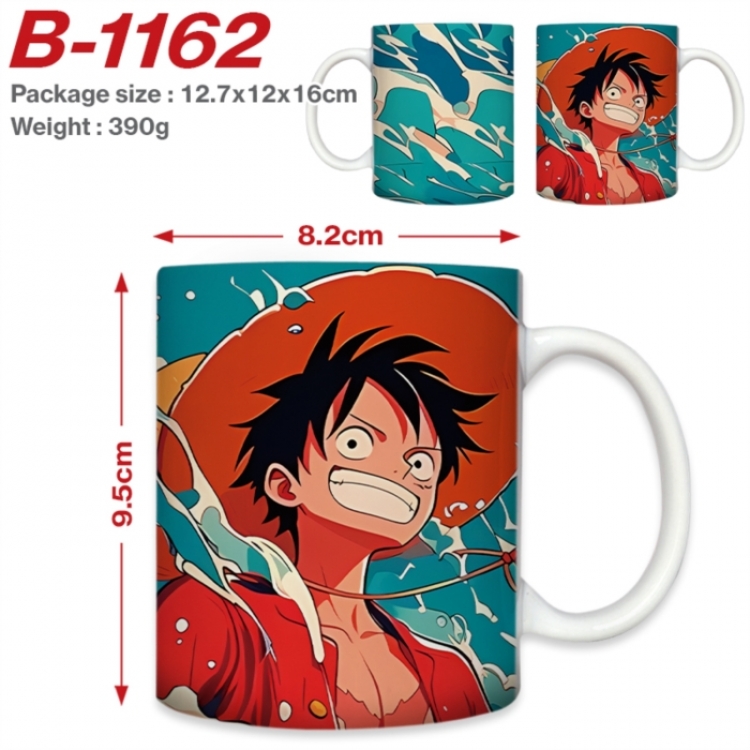 One Piece Anime printed ceramic mug 400ml (single carton foam packaging) 