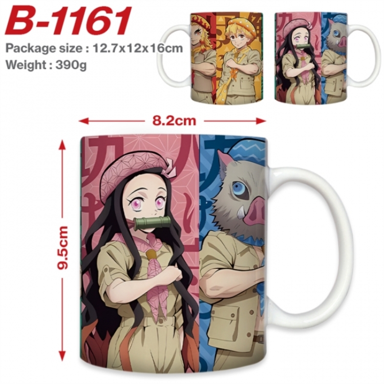 Demon Slayer Kimets Anime printed ceramic mug 400ml (single carton foam packaging) 