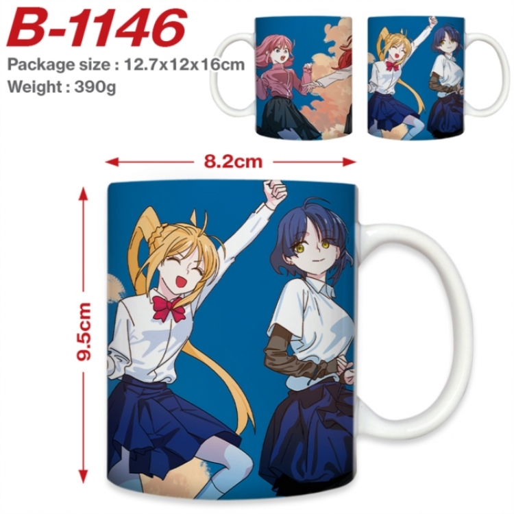 BOCCHI THE ROCK! Anime printed ceramic mug 400ml (single carton foam packaging) 