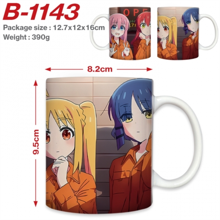 BOCCHI THE ROCK! Anime printed ceramic mug 400ml (single carton foam packaging) 