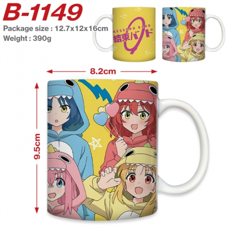 BOCCHI THE ROCK! Anime printed ceramic mug 400ml (single carton foam packaging) 