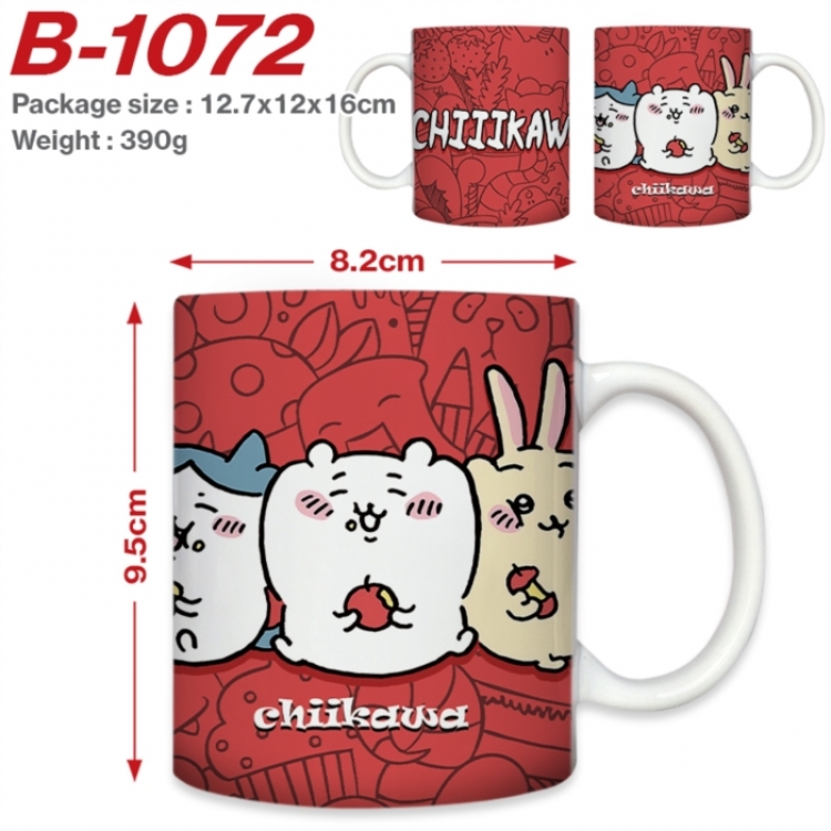 Chiikawa Anime printed ceramic mug 400ml (single carton foam packaging) 