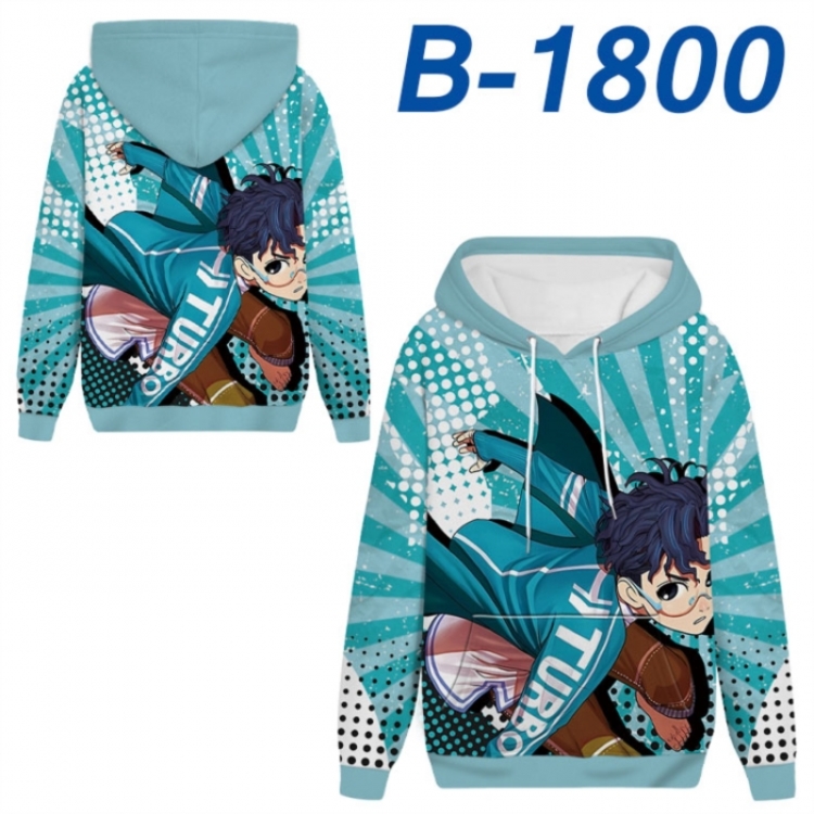 DANDADAN Anime full-color health cloth hooded sweatshirt from S to 4XL 