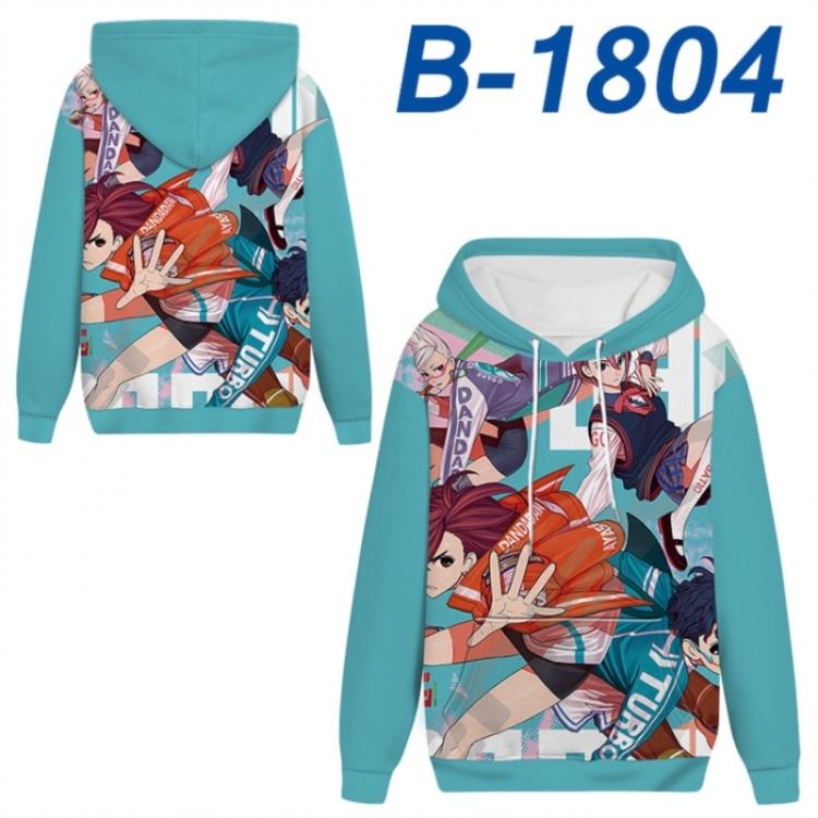 DANDADAN Anime full-color health cloth hooded sweatshirt from S to 4XL 