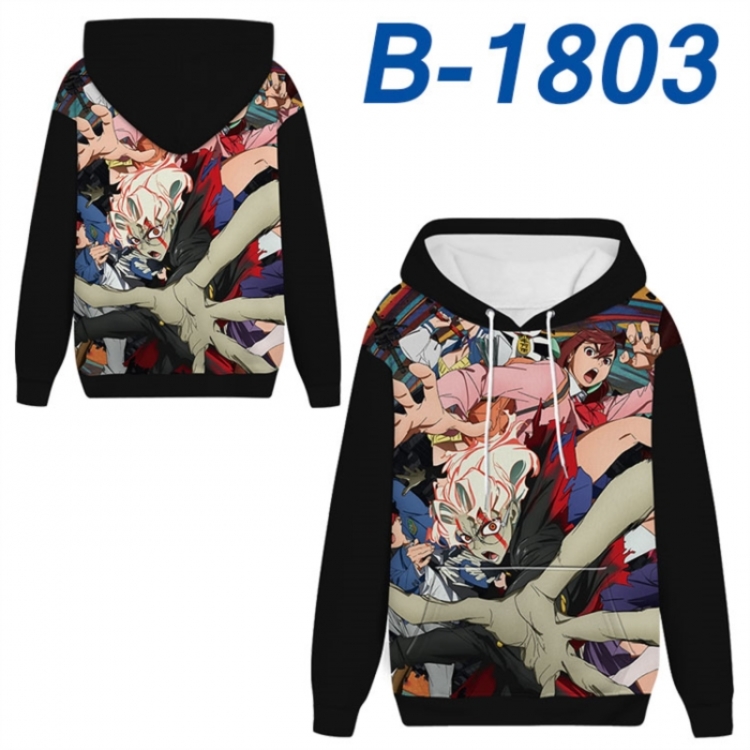 DANDADAN Anime full-color health cloth hooded sweatshirt from S to 4XL 