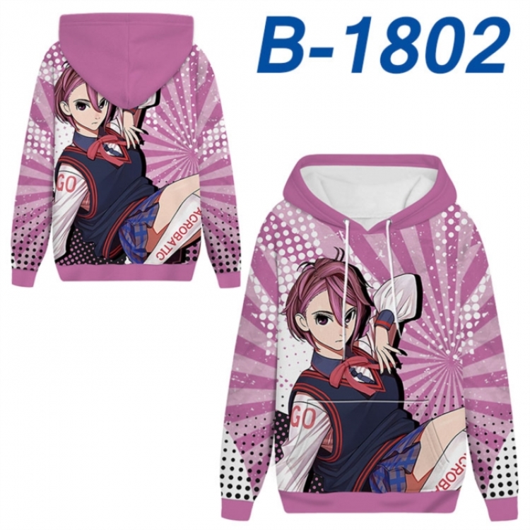 DANDADAN Anime full-color health cloth hooded sweatshirt from S to 4XL 