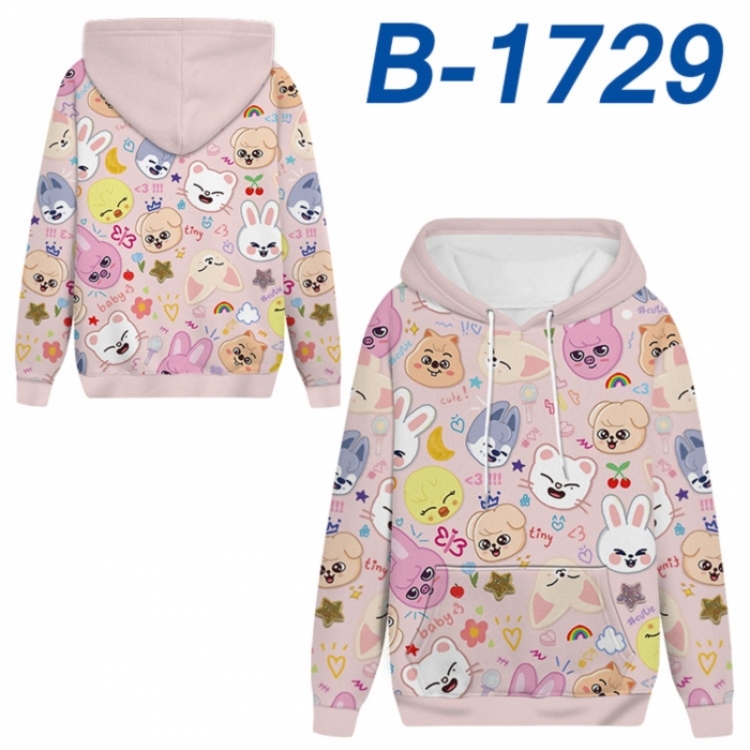 Straykids Anime full-color health cloth hooded sweatshirt from S to 4XL 