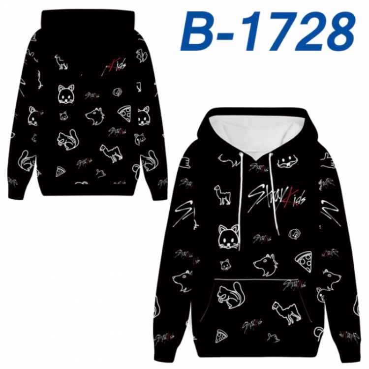 Straykids Anime full-color health cloth hooded sweatshirt from S to 4XL 