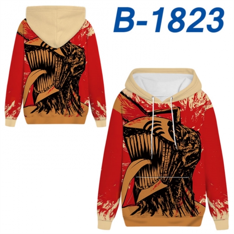 Chainsaw Man Anime full-color health cloth hooded sweatshirt from S to 4XL 