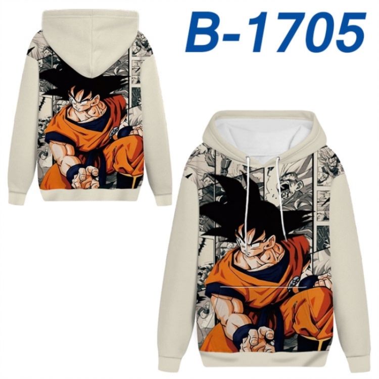 DRAGON BALL Anime full-color health cloth hooded sweatshirt from S to 4XL 