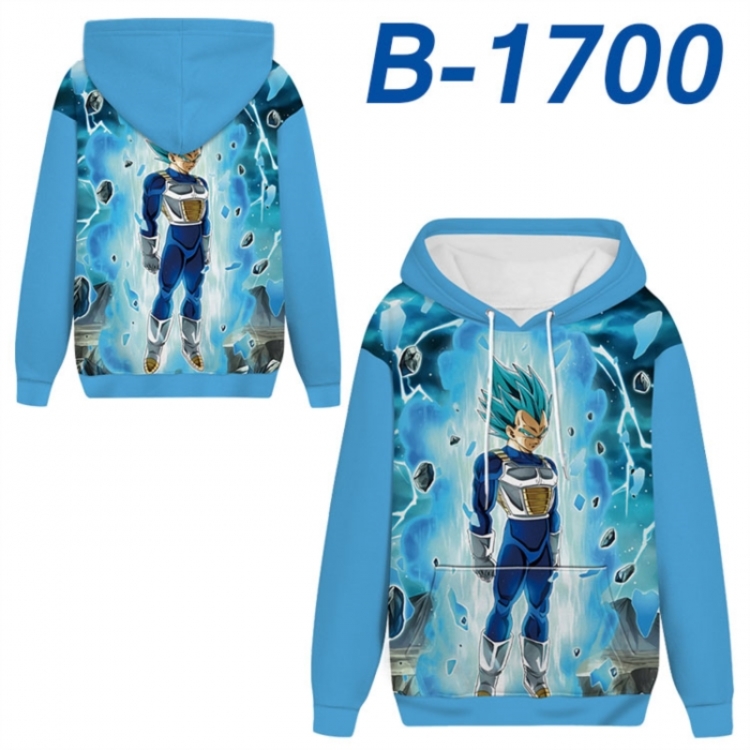 DRAGON BALL Anime full-color health cloth hooded sweatshirt from S to 4XL 