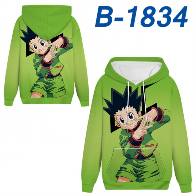HunterXHunter Anime full-color health cloth hooded sweatshirt from S to 4XL 