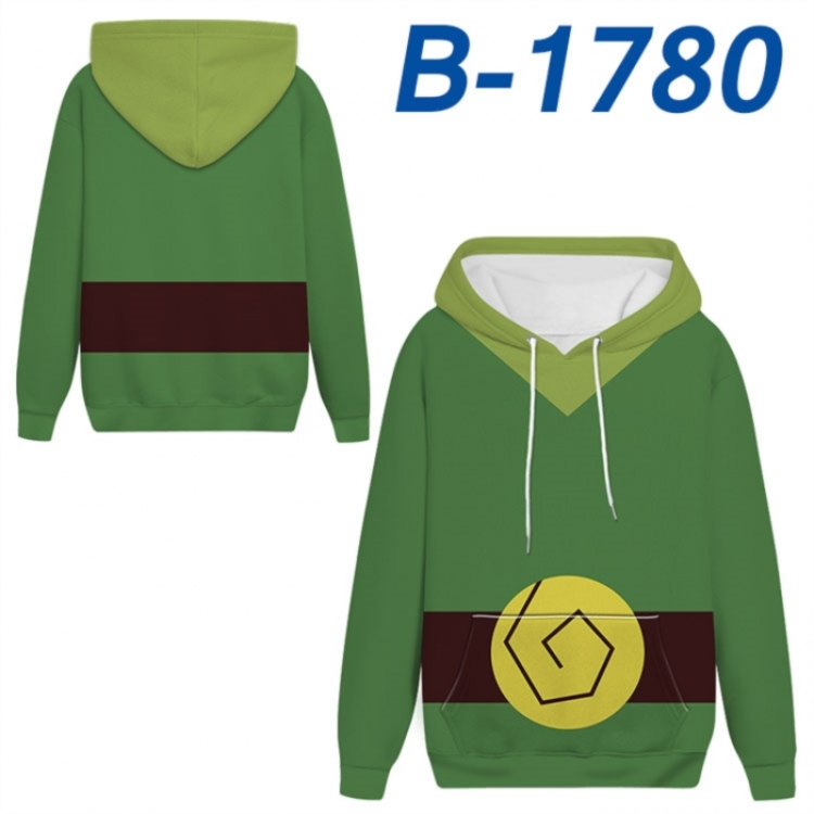 The Legend of Zelda Anime full-color health cloth hooded sweatshirt from S to 4XL 