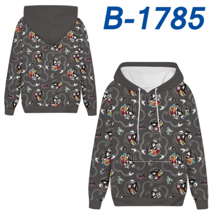 The Nightmare Before Christmas Anime full-color health cloth hooded sweatshirt from S to 4XL 