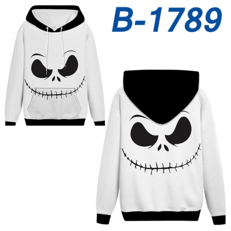 The Nightmare Before Christmas Anime full-color health cloth hooded sweatshirt from S to 4XL 