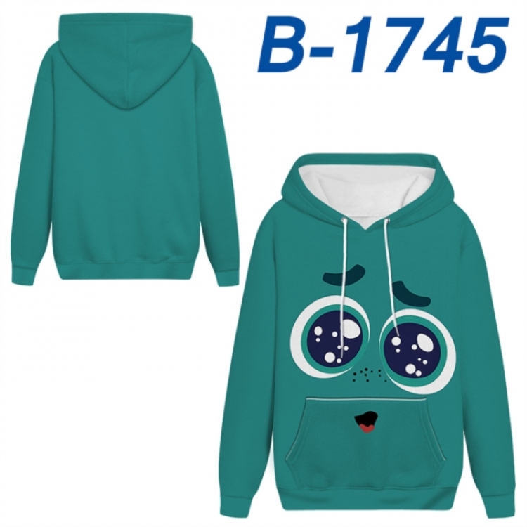 Inside Out Anime full-color health cloth hooded sweatshirt from S to 4XL 