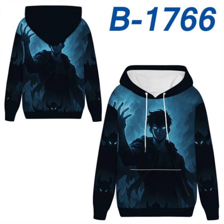 Solo Leveling:Arise Anime full-color health cloth hooded sweatshirt from S to 4XL 