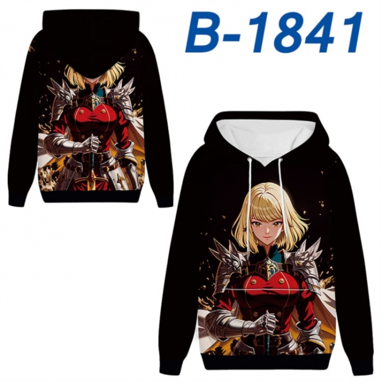Solo Leveling:Arise Anime full-color health cloth hooded sweatshirt from S to 4XL 