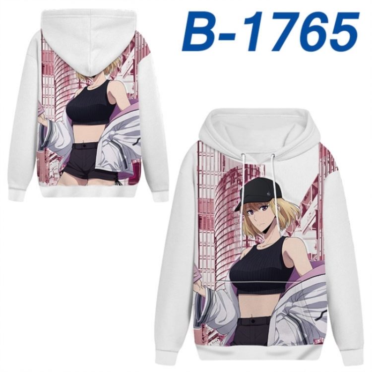 Solo Leveling:Arise Anime full-color health cloth hooded sweatshirt from S to 4XL 