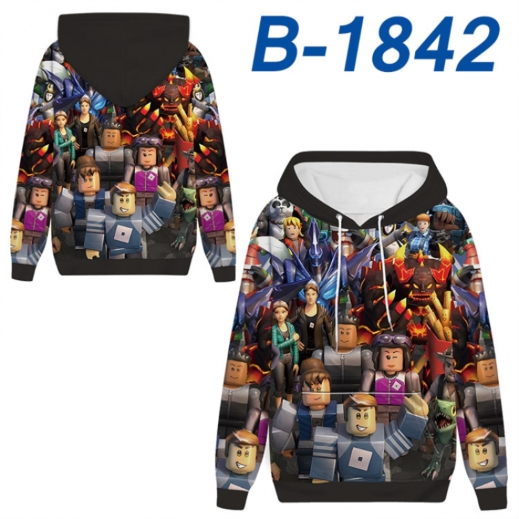 Roblox Anime full-color health cloth hooded sweatshirt from S to 4XL 