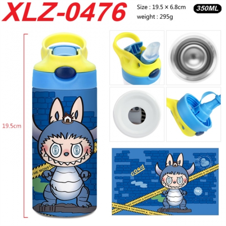 Labubu 304 stainless steel portable insulated cup 19.5X6.8CM 350ml