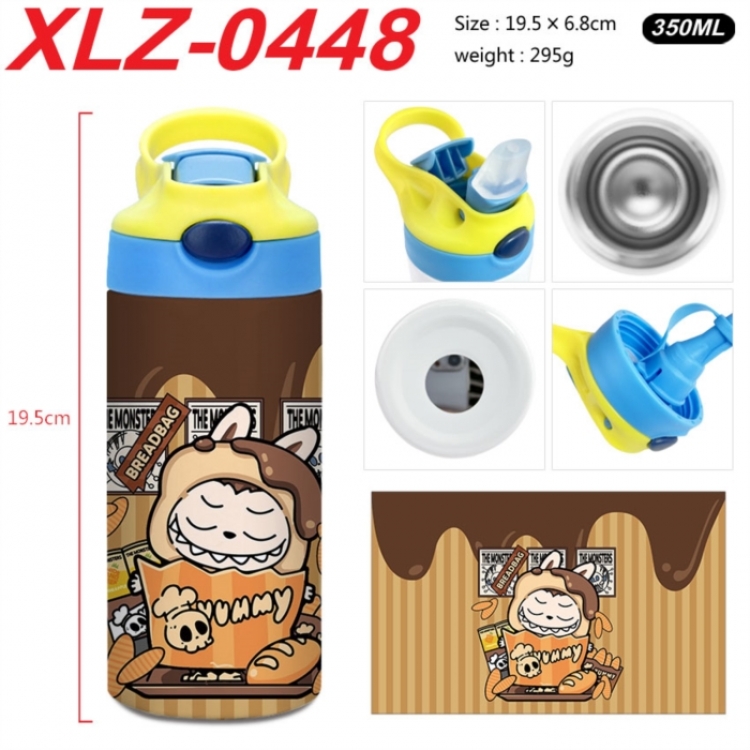 Labubu 304 stainless steel portable insulated cup 19.5X6.8CM 350ml