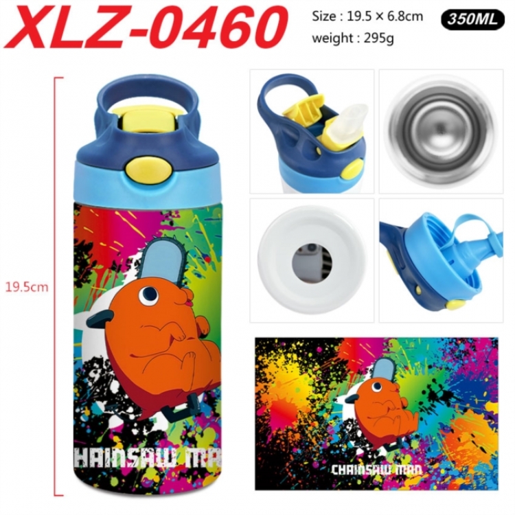 Chainsaw Man 304 stainless steel portable insulated cup 19.5X6.8CM 350ml