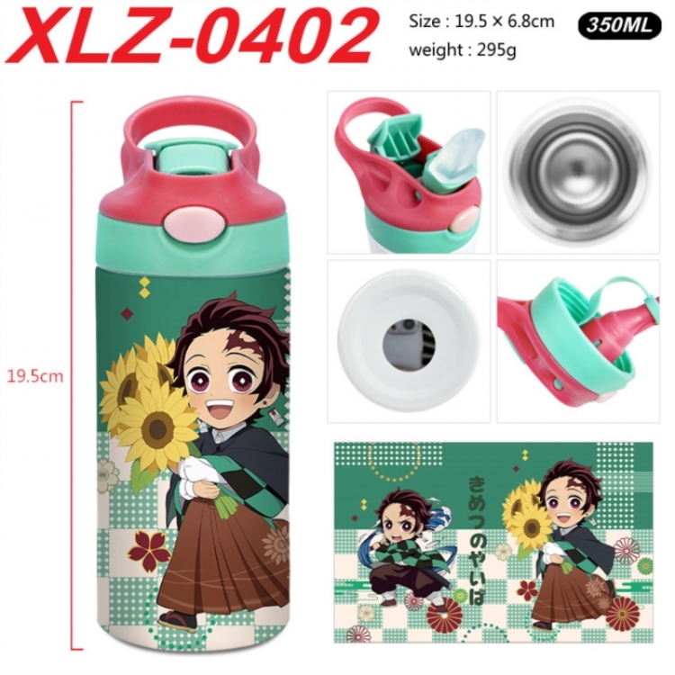 Demon Slayer Kimets 304 stainless steel portable insulated cup 19.5X6.8CM 350ml