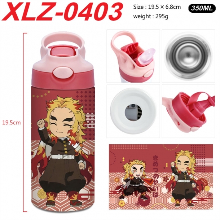Demon Slayer Kimets 304 stainless steel portable insulated cup 19.5X6.8CM 350ml