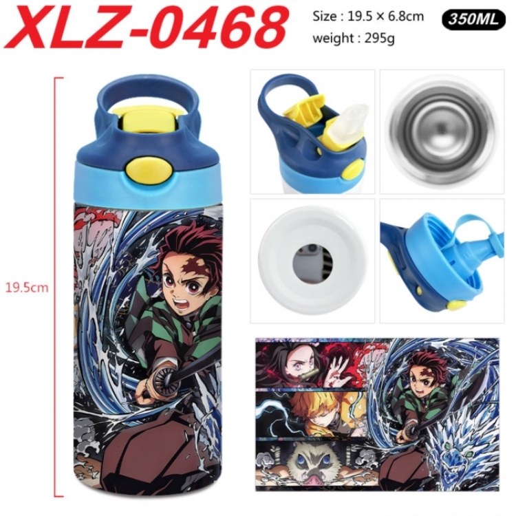 Demon Slayer Kimets 304 stainless steel portable insulated cup 19.5X6.8CM 350ml