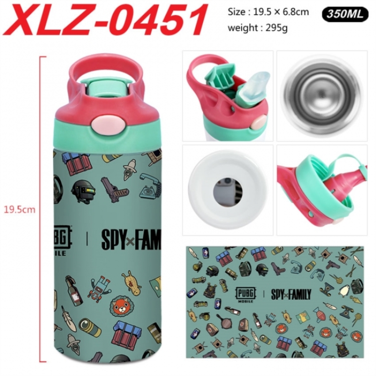 SPY×FAMILY 304 stainless steel portable insulated cup 19.5X6.8CM 350ml