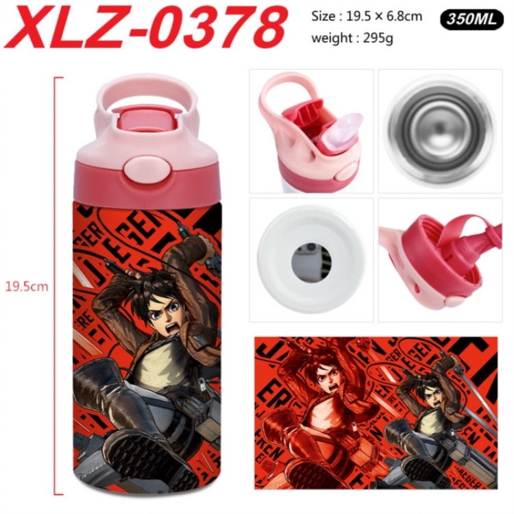 Shingeki no Kyojin 304 stainless steel portable insulated cup 19.5X6.8CM 350ml