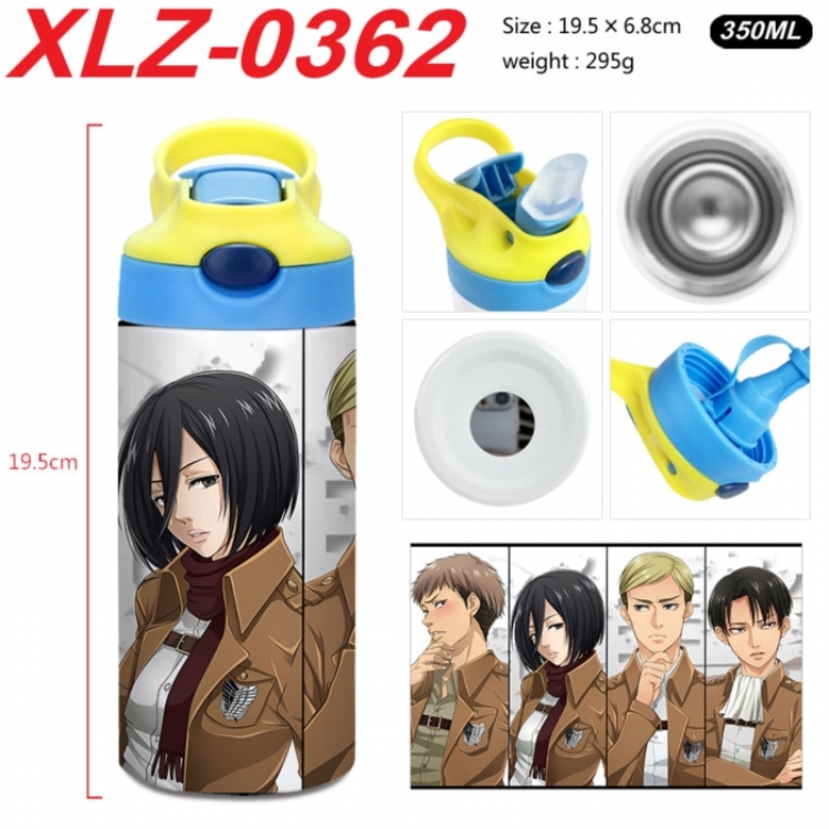 Shingeki no Kyojin 304 stainless steel portable insulated cup 19.5X6.8CM 350ml