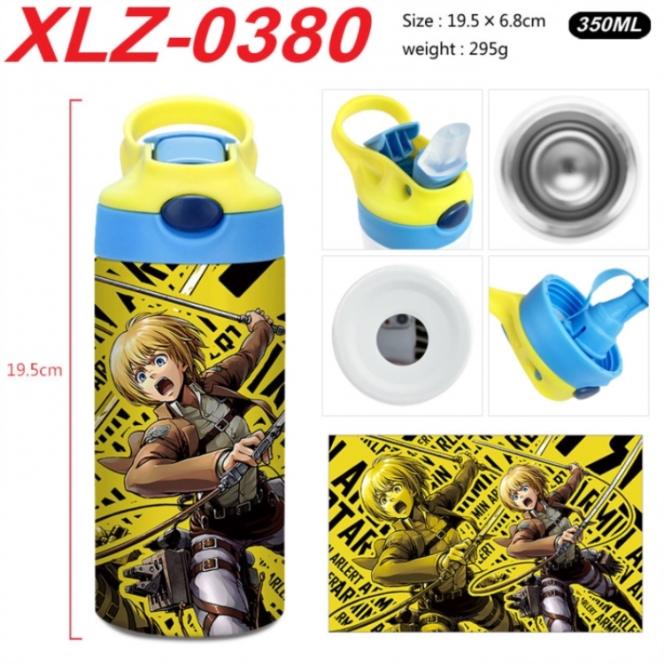 Shingeki no Kyojin 304 stainless steel portable insulated cup 19.5X6.8CM 350ml