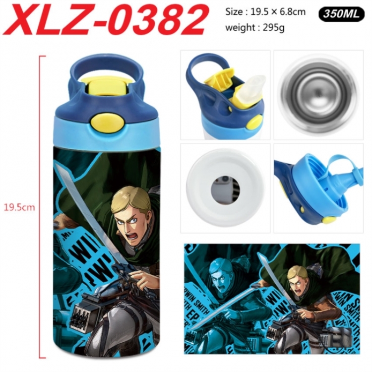 Shingeki no Kyojin 304 stainless steel portable insulated cup 19.5X6.8CM 350ml