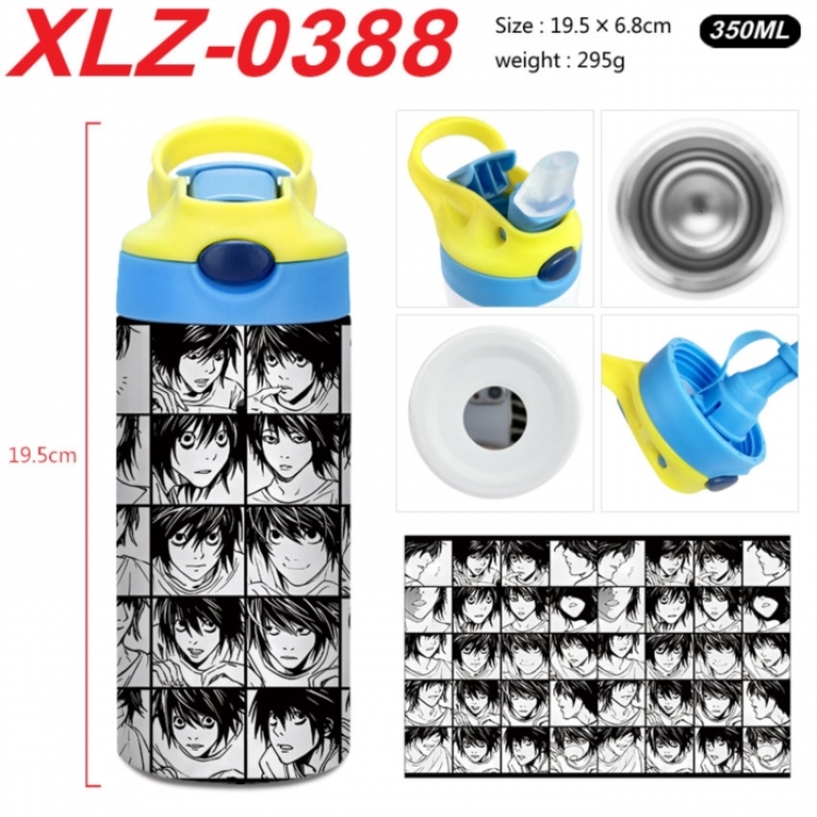 Death note 304 stainless steel portable insulated cup 19.5X6.8CM 350ml