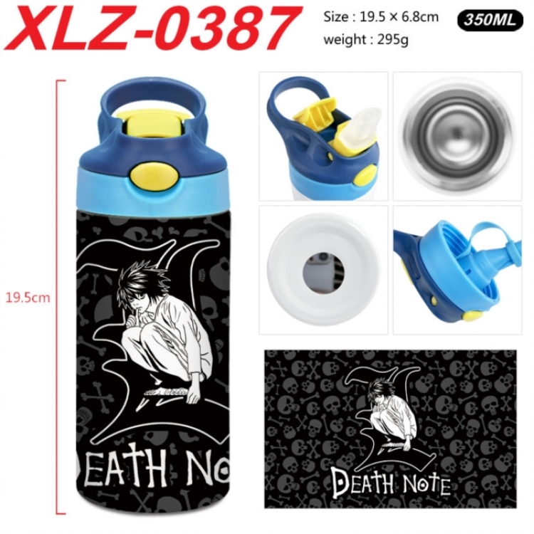 Death note 304 stainless steel portable insulated cup 19.5X6.8CM 350ml