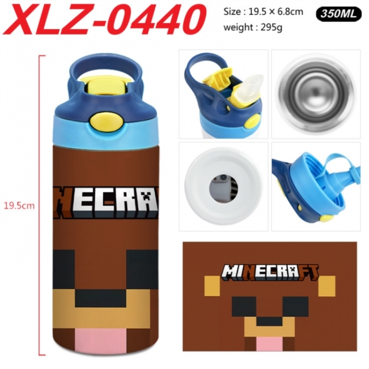 Minecraft 304 stainless steel portable insulated cup 19.5X6.8CM 350ml