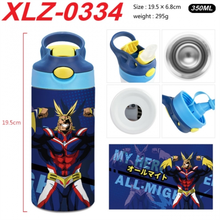 My Hero Academia 304 stainless steel portable insulated cup 19.5X6.8CM 350ml
