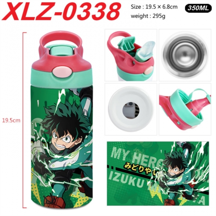 My Hero Academia 304 stainless steel portable insulated cup 19.5X6.8CM 350ml