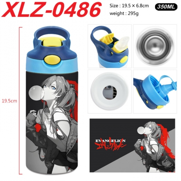 EVA 304 stainless steel portable insulated cup 19.5X6.8CM 350ml