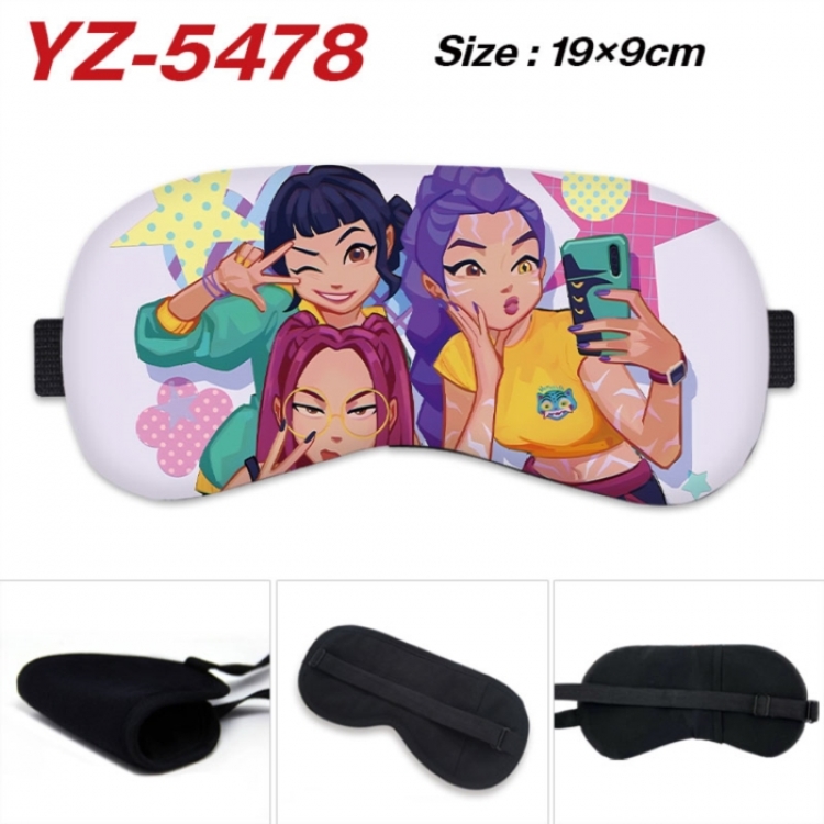 K-Pop Demon Hunters Game ice cotton eye mask without ice bag price for 5 pcs