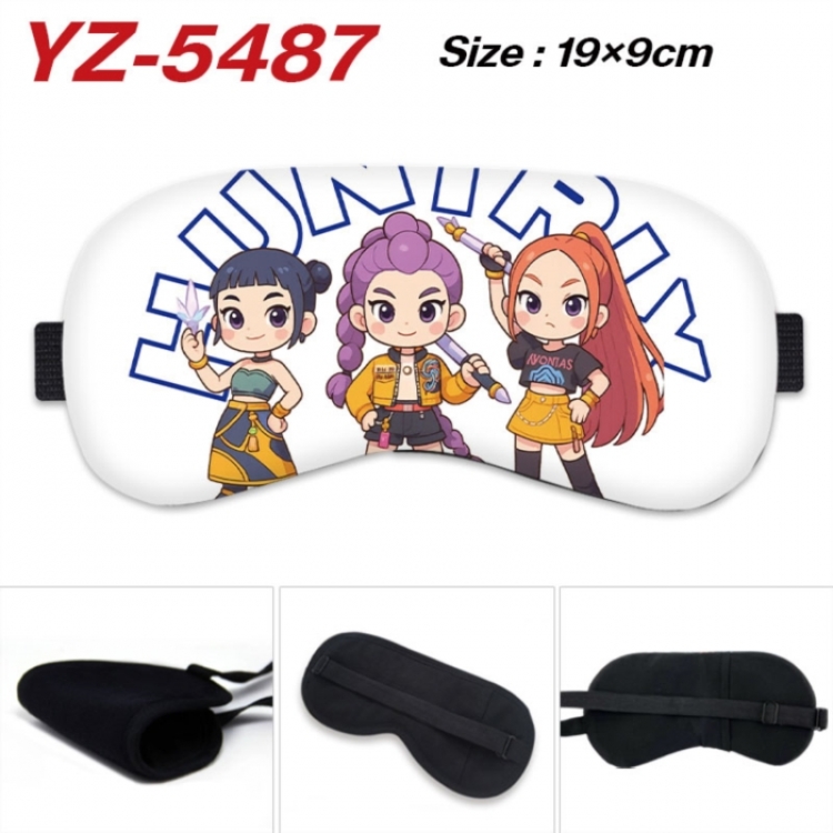 K-Pop Demon Hunters Game ice cotton eye mask without ice bag price for 5 pcs