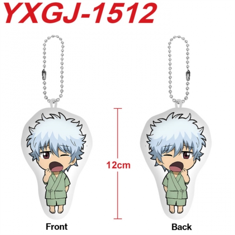 Gintama Anime full-color printed alien plush pendant keychain price for 5 pcs