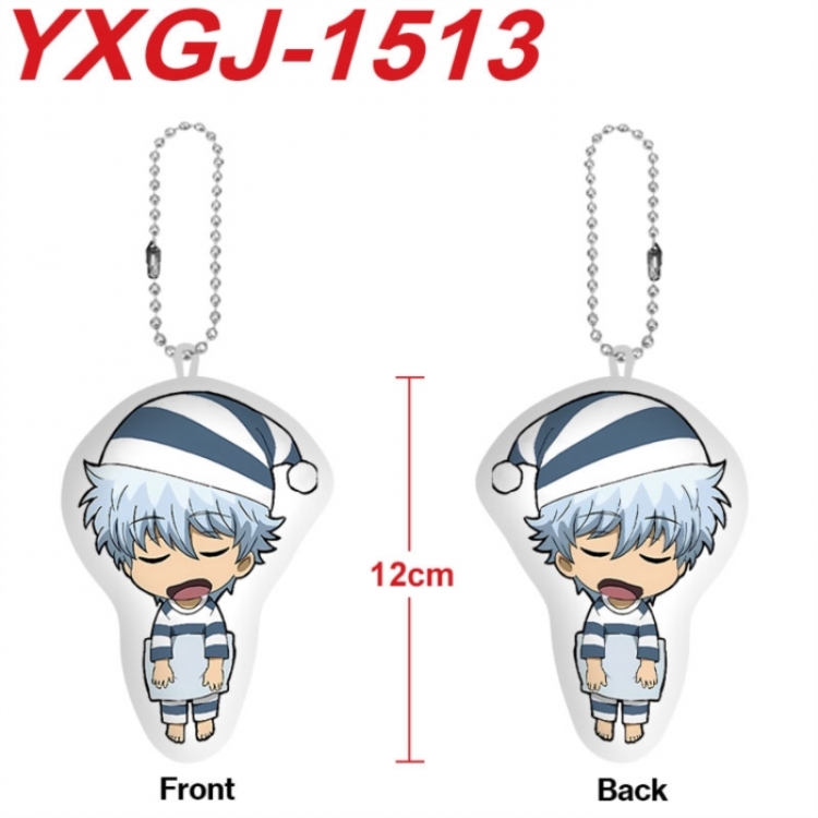 Gintama Anime full-color printed alien plush pendant keychain price for 5 pcs