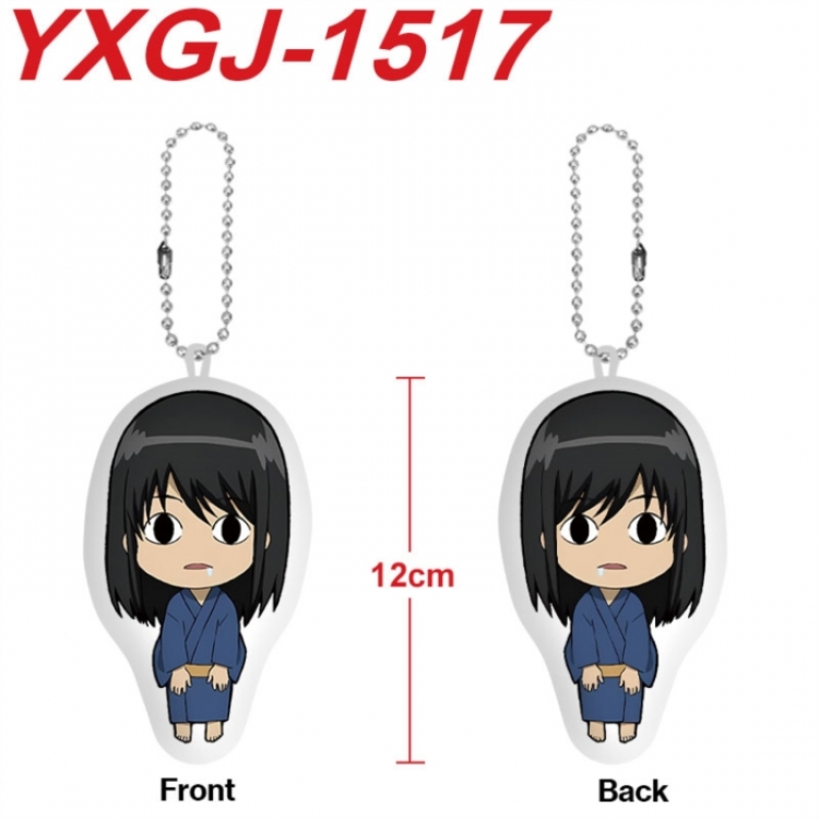 Gintama Anime full-color printed alien plush pendant keychain price for 5 pcs